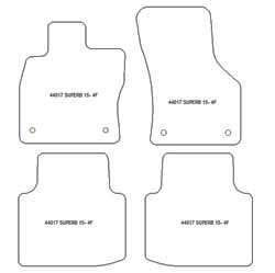Fußmatten MDM Top für Superb III (iV) Wagon (auch Plug-in Hybrid) 09.2019-11.2023