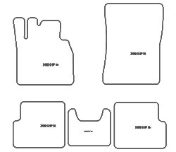 Fußmatten MDM Top für G-Klasse (W463) 2008-2018