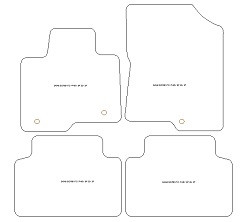 Autoteppiche fuer Kia Sorento IV 5 Sitze Hybrid / Plug-in Hybrid 09.2020- MDM Top