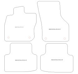 Tappetini auto per Skoda Octavia Wagon e-Tec 2020-