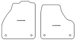 Autoteppiche fuer Ferrari 488 Pista Spider 2015-/ MDM Top