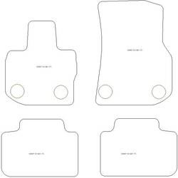 Autoteppiche fuer BMW X3 (G08) / iX3 Electric 2021- MDM Top