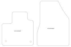 Autoteppiche fuer Mercedes Citan (W420) van 10.2021- MDM Top