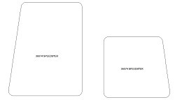 Autoteppiche MDM Top - schwarze Kanten - weisse Steppnaht