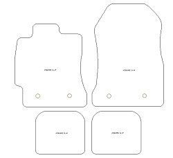 Autoteppiche fuer Subaru BRZ 2012-2021 MDM Top