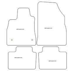 Autoteppiche fuer Renault Talisman Grandtour 05.2016-12.2022 MDM Top