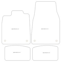 Autoteppiche fuer Audi e-tron (FW) GT 2021- MDM Top
