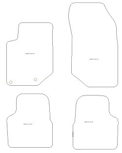Autoteppiche fuer Citroen C4 auch Restyling 2025 X 10.2022- MDM Top