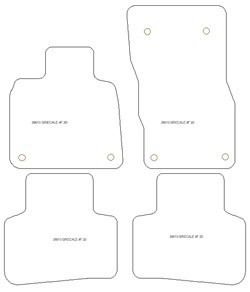 Autoteppiche fuer Maserati Grecale 2022- MDM Top