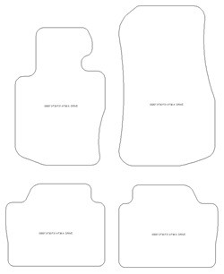 Autoteppiche fuer BMW 3er (F30) X-Drive 01.2012-02.2019 MDM Top