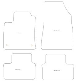 Autoteppiche fuer Mitsubishi Colt VII (auch Hybrid) 10.2023- MDM Top