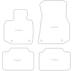 Autoteppiche fuer BMW X3 (G45) 11.2024- MDM Top