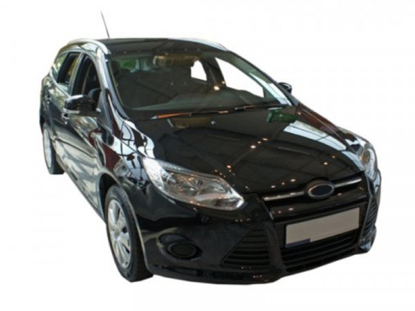 Kofferraumwanne aus Antirutsch-Plastik Ford Focus III Turnier ab 03.2011-  Passgenaue Kofferraumwanne