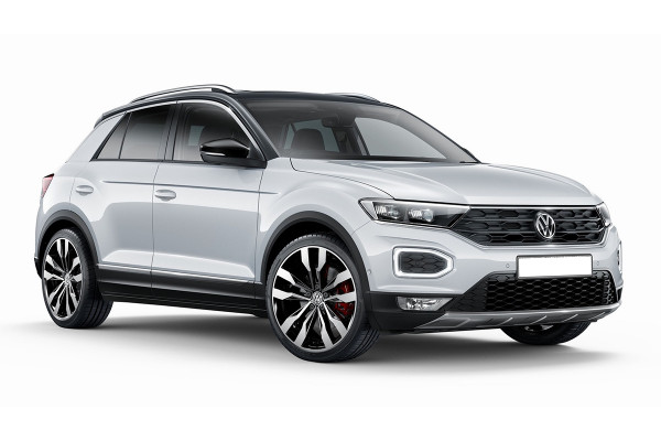 Set: TPE-Teppiche + Kofferraummatte für Volkswagen T-Roc SUV (12.2017-.)  - Aristar - Guardliner - obere Ladefläche; Varioboden im hoechsten Ebene