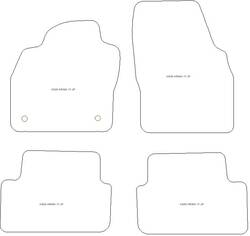 Fussmatten fuer Seat Arona 2017- aus Teppichboden und passgenau - Online  Shop