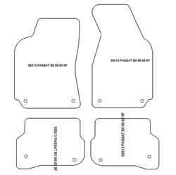 Gummifußmatten passend für den vw Passat B5 1996-2005